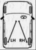 FIRST LINE FKB3686 Cable, parking brake